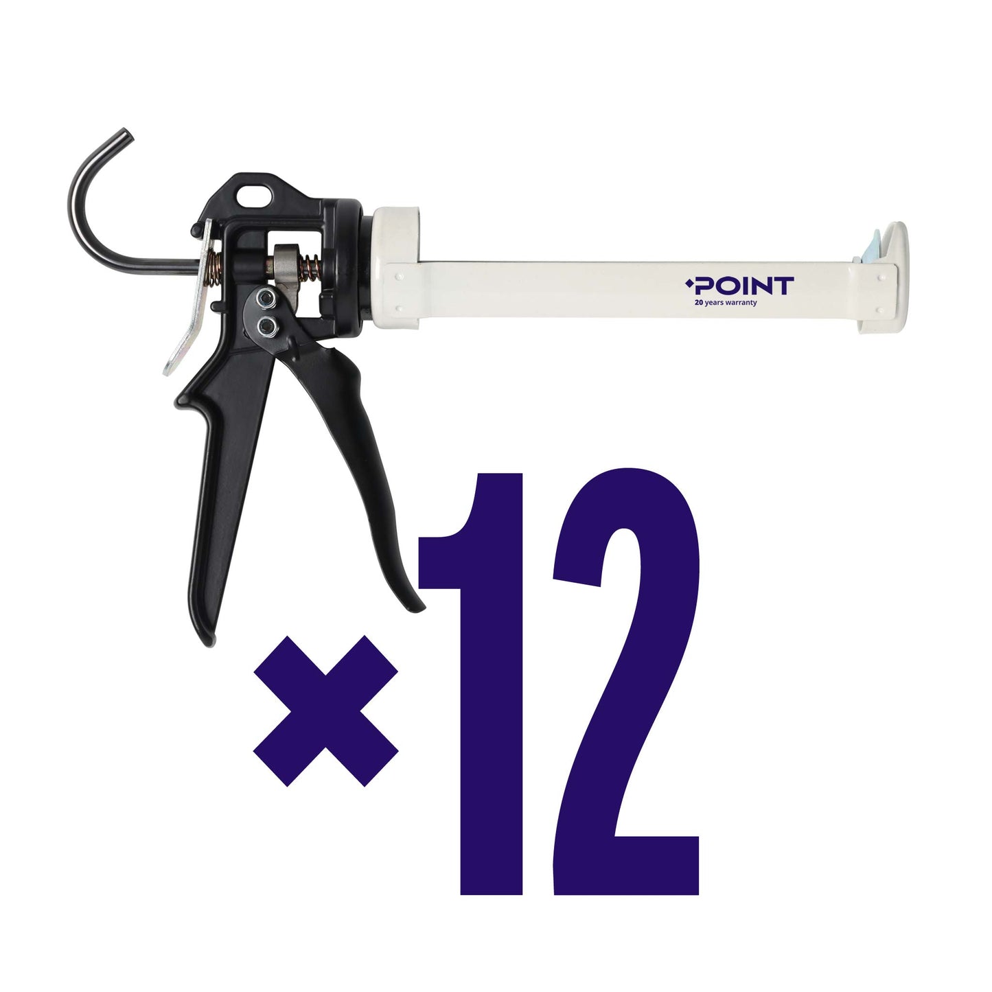 12 Stück POINT Ultra High Tack Dichtstoffpistole