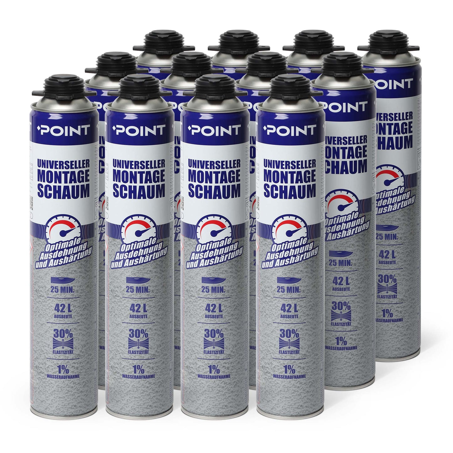 12 Schachtel POINT Universeller Montageschaum