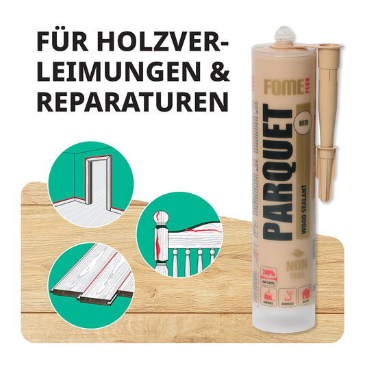 FOME FLEX PARQUET Holzdichtstoff, Buche, 300 ml