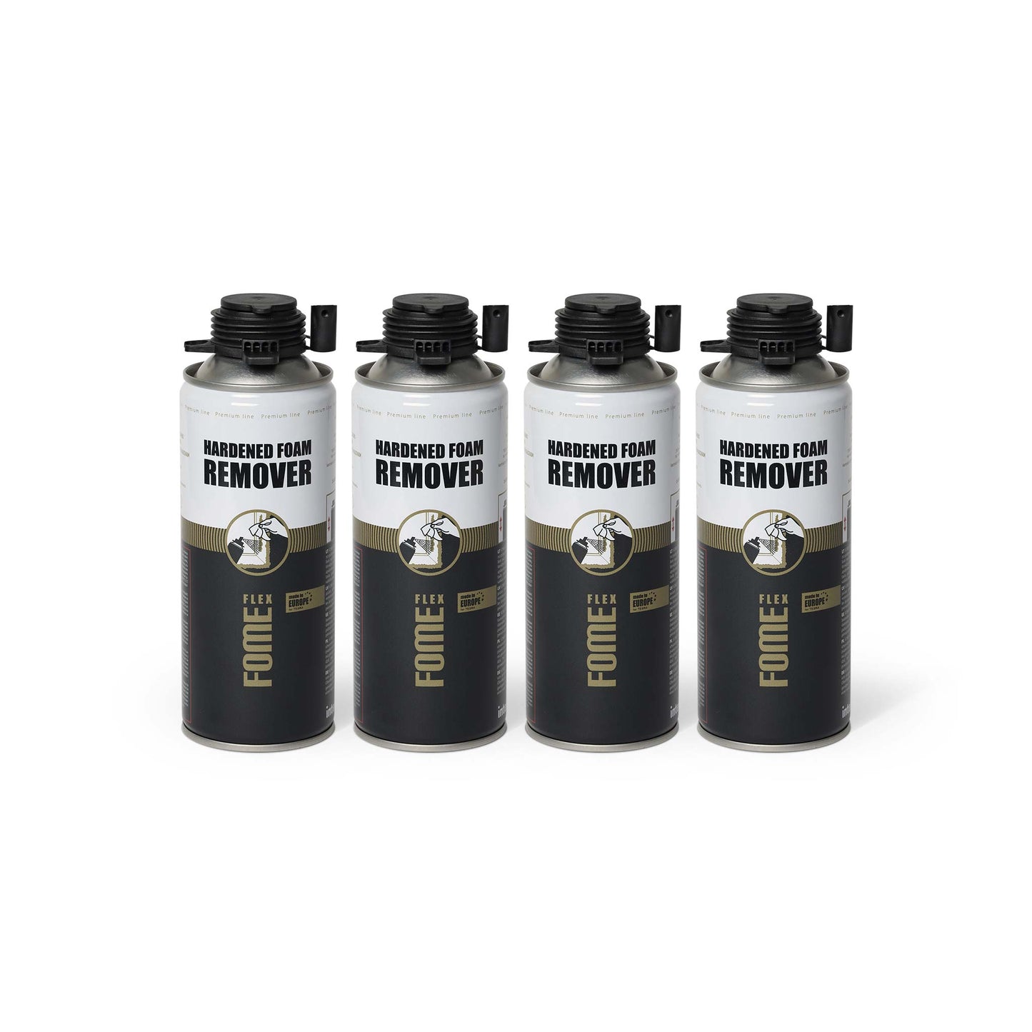 4 Stück FOME FLEX PU-Schaum-Entferner, 320ml