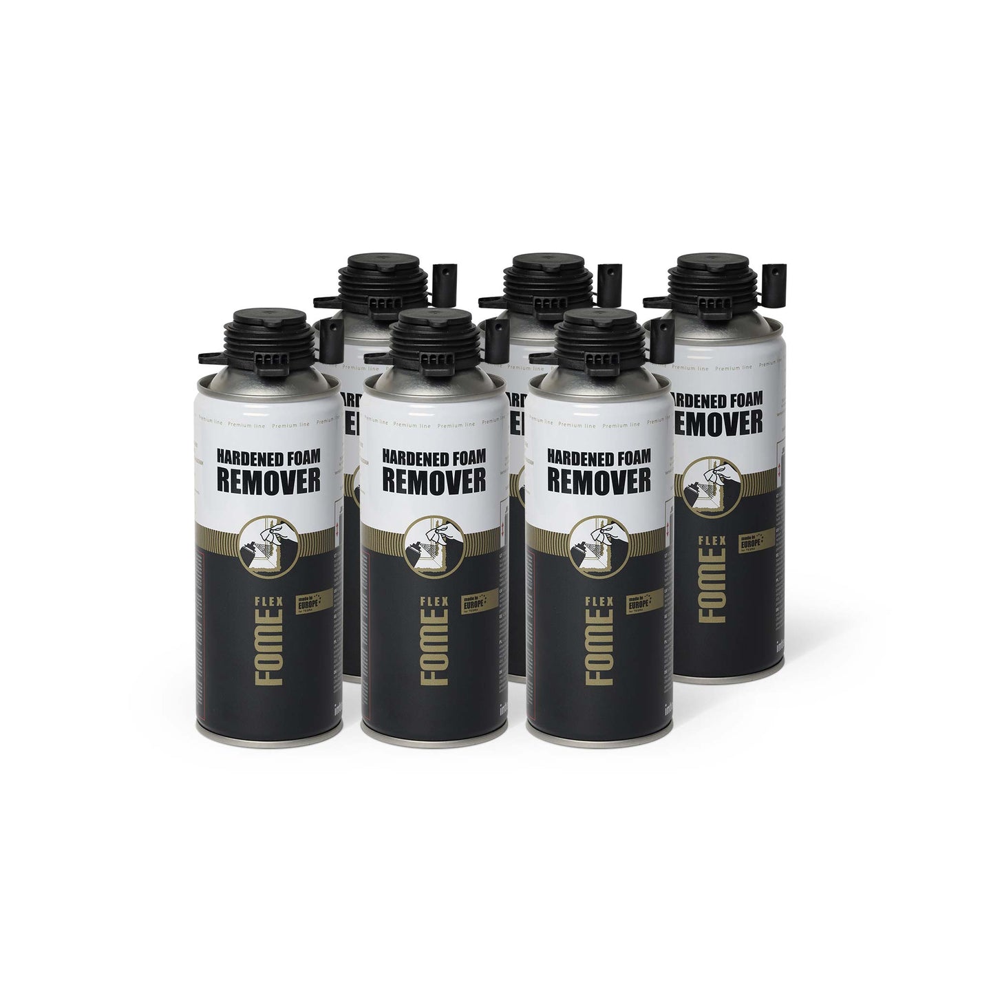 6 Stück FOME FLEX PU-Schaum-Entferner, 320ml