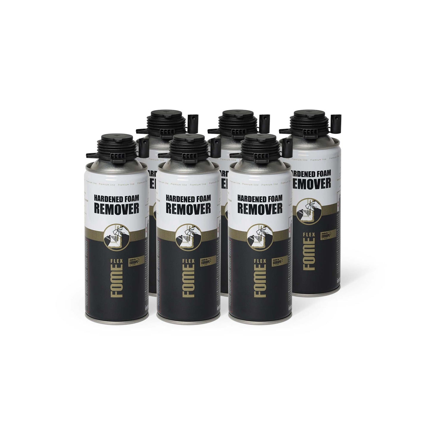 6 Stück FOME FLEX PU-Schaum-Entferner, 320ml