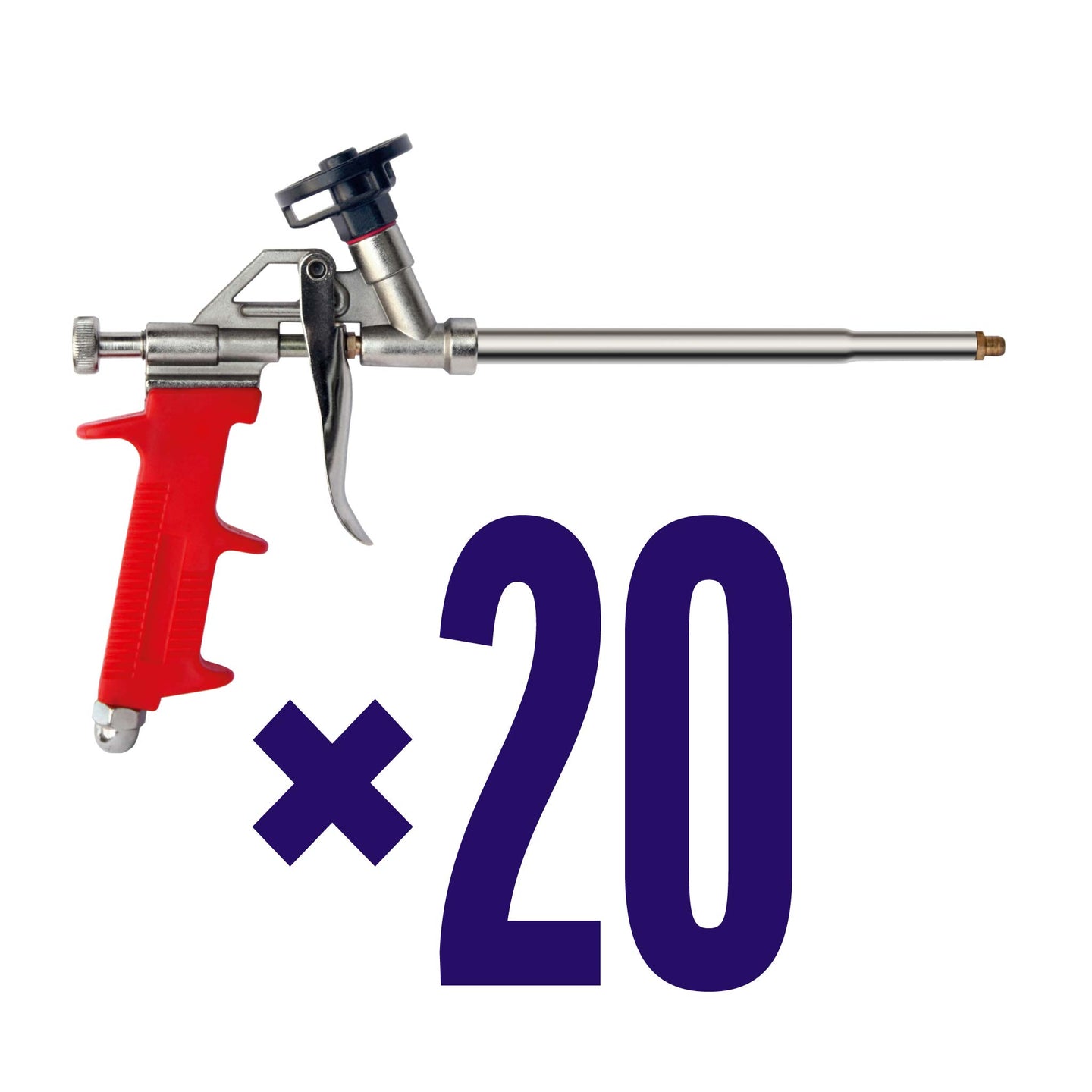 20 Stück Pplus Schaumpistole