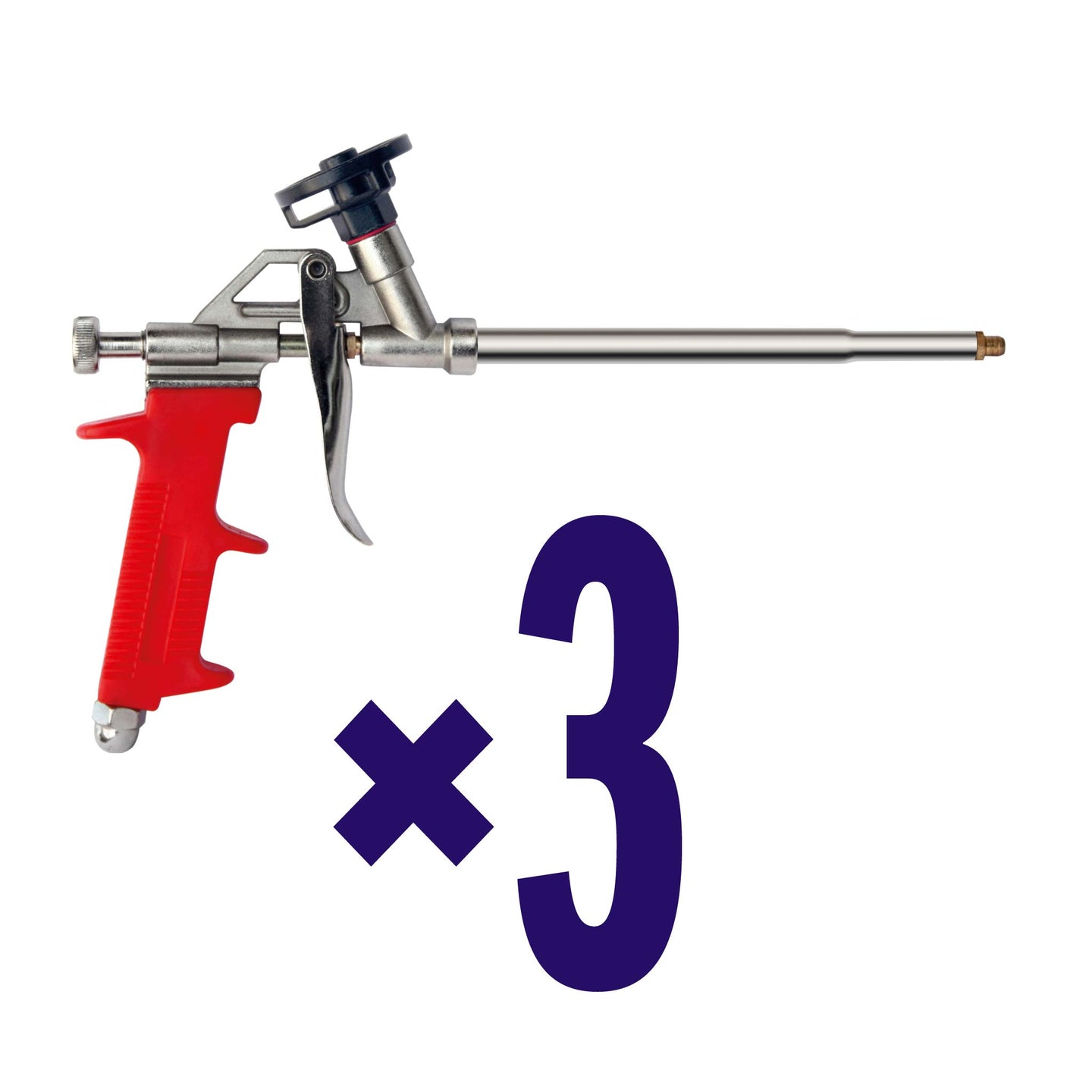 3 Stück Pplus Schaumpistole