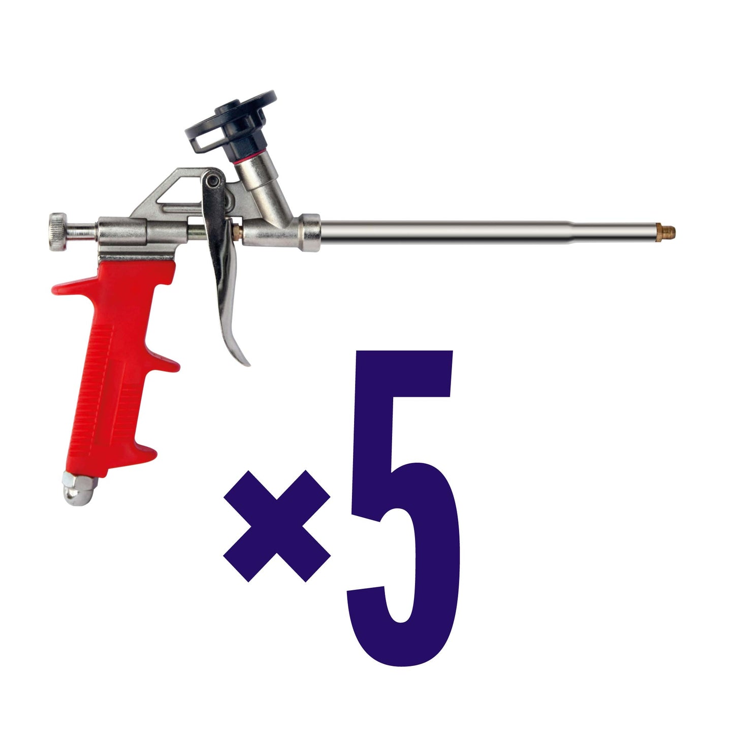 5 Stück Pplus Schaumpistole