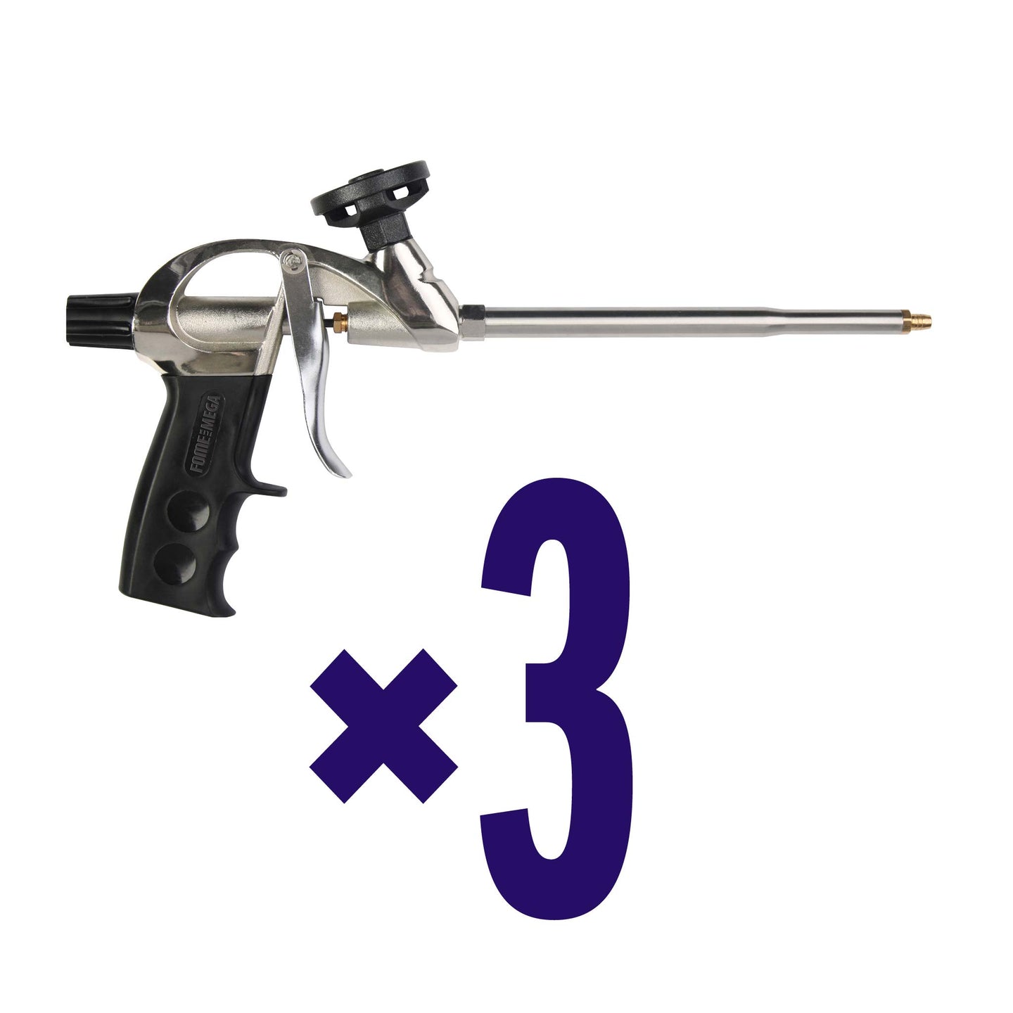 3 Stück FOME FLEX Schaumpistole Mega Edition