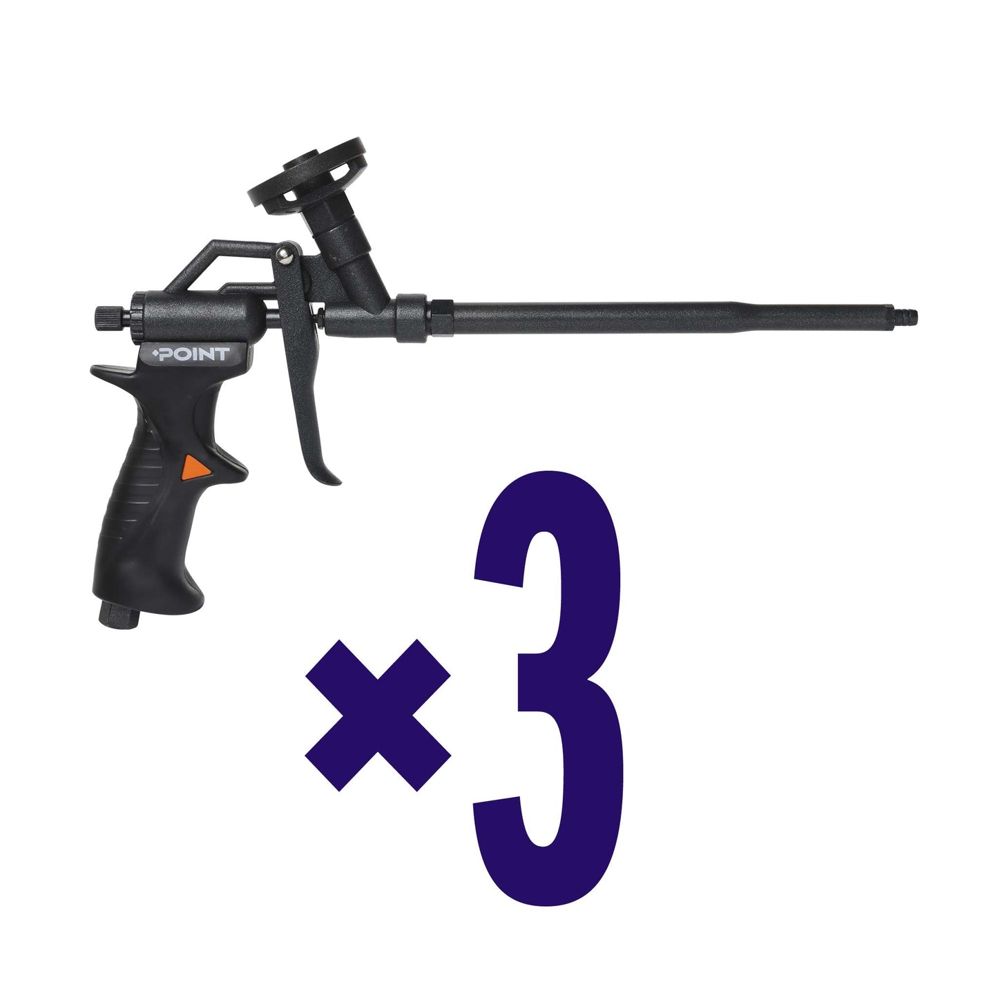 3 Stück POINT Teflon 100% Schaumpistole