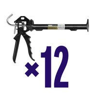 12 Stück FOME FLEX Dichtstoffpistole Black