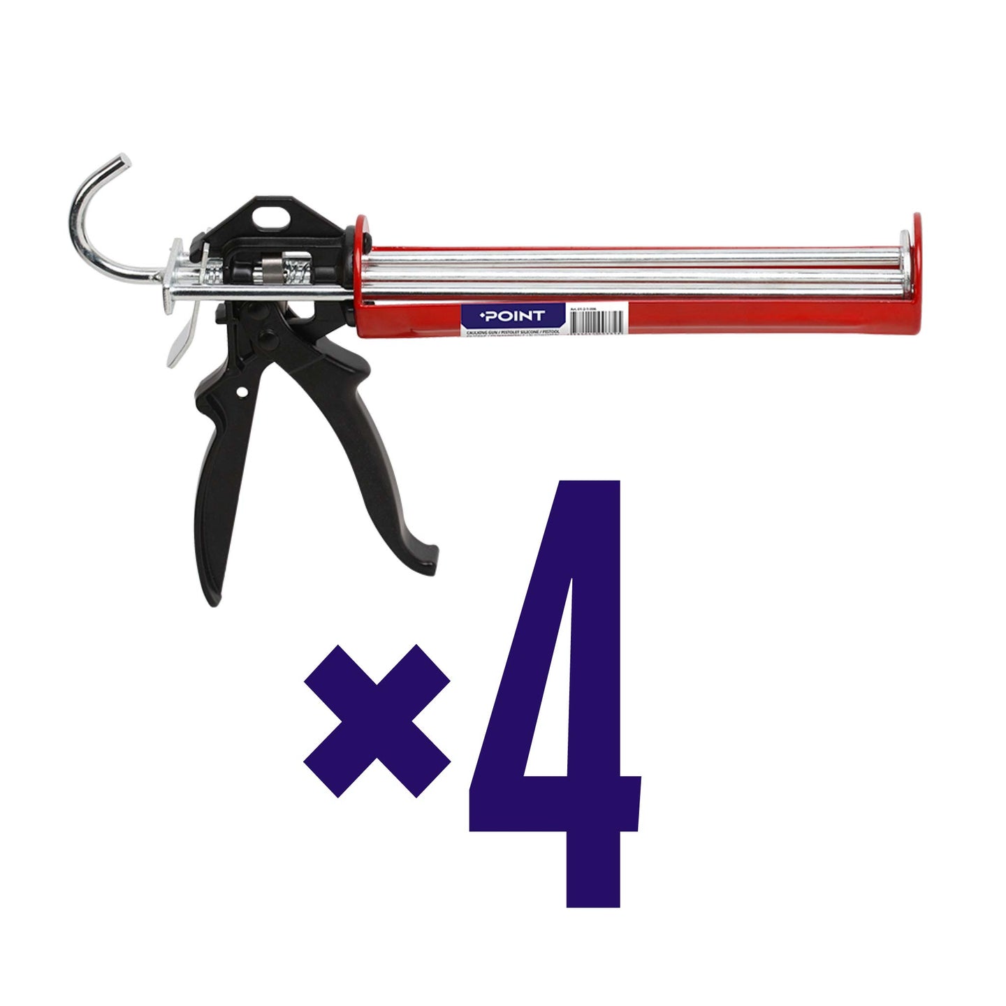 4 Stück POINT HIGH TACK verstärkte Dichtstoffpistole