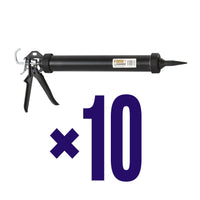 10 Stück FOME FLEX PROFI Dichtstoffpistole für, 600 ml, Beutel