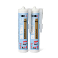 2 Stück FOME FLEX 102 Sanitärsilikon für Bad & Küche, transparent