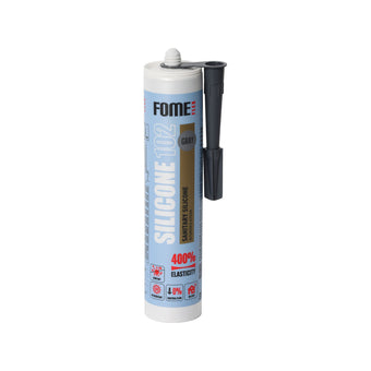 compare product FOME FLEX 102 Sanitärsilikon für Bad & Küche, grau, 310ml