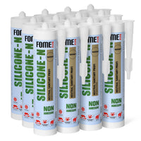 12 Stück FOME FLEX Neutrales Silikon SILICONE-N, transparent