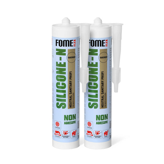 FOME FLEX Neutrales Silikon SILICONE-N, transparent, 300ml
