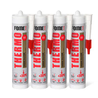 4 Stück FOME FLEX Hochtemperatur-Silikon THERMO 315 °C, rot