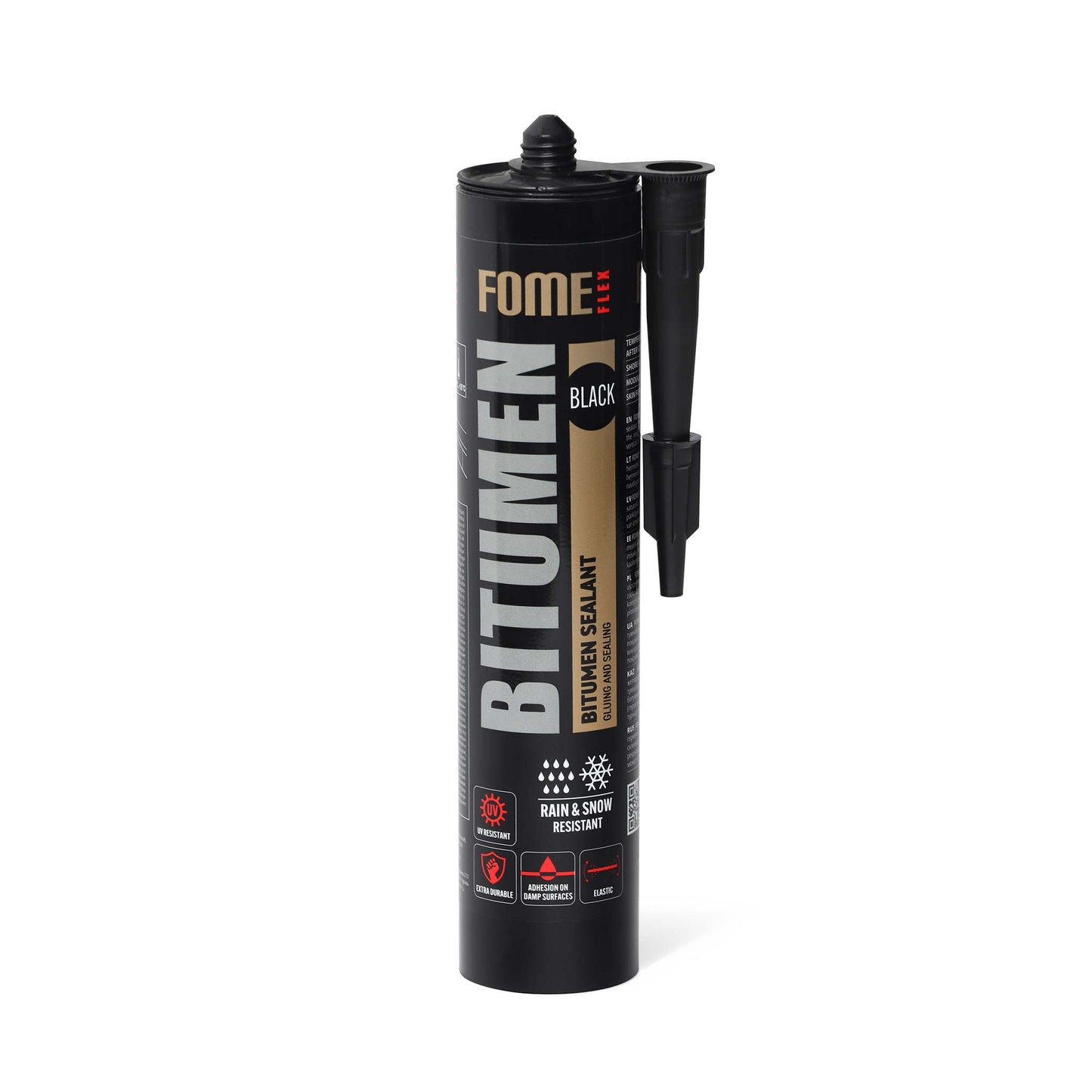 FOME FLEX Bitumen-Dichtstoff, Schwarz, 300ml