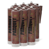 10 Stück FOME FLEX PARQUET Holzdichtstoff, Mahagoni