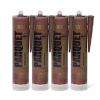 4 Stück FOME FLEX PARQUET Holzdichtstoff, Mahagoni