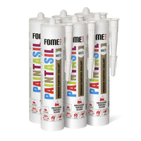 6 Stück FOME FLEX PAINTASIL überstreichbares Acryl