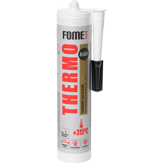FOME FLEX Hochtemperatur-Silikon THERMO 315 °C, schwarz, 300ml