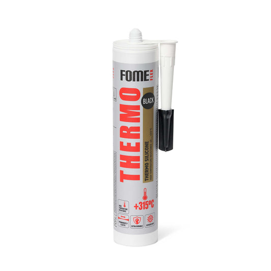 FOME FLEX Hochtemperatur-Silikon THERMO 315 °C, schwarz, 300ml, 1 Stück