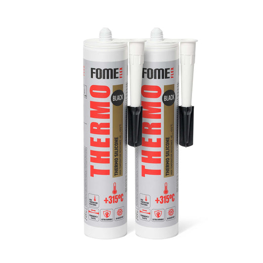 FOME FLEX Hochtemperatur-Silikon THERMO 315 °C, schwarz, 300ml