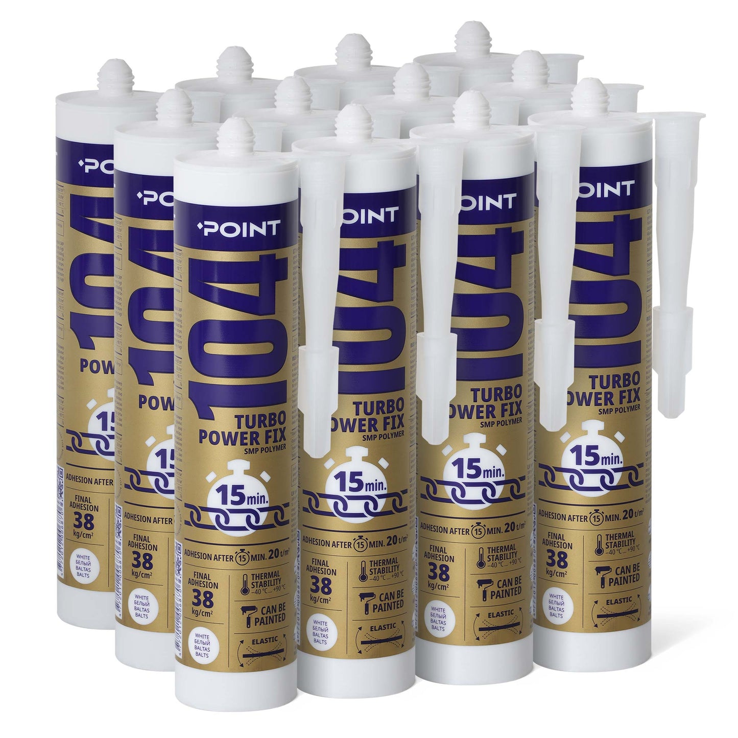12 Schachtel POINT 104 TURBO FAST & STRONG FIX