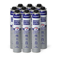 10 Stück POINT Universeller Montageschaum
