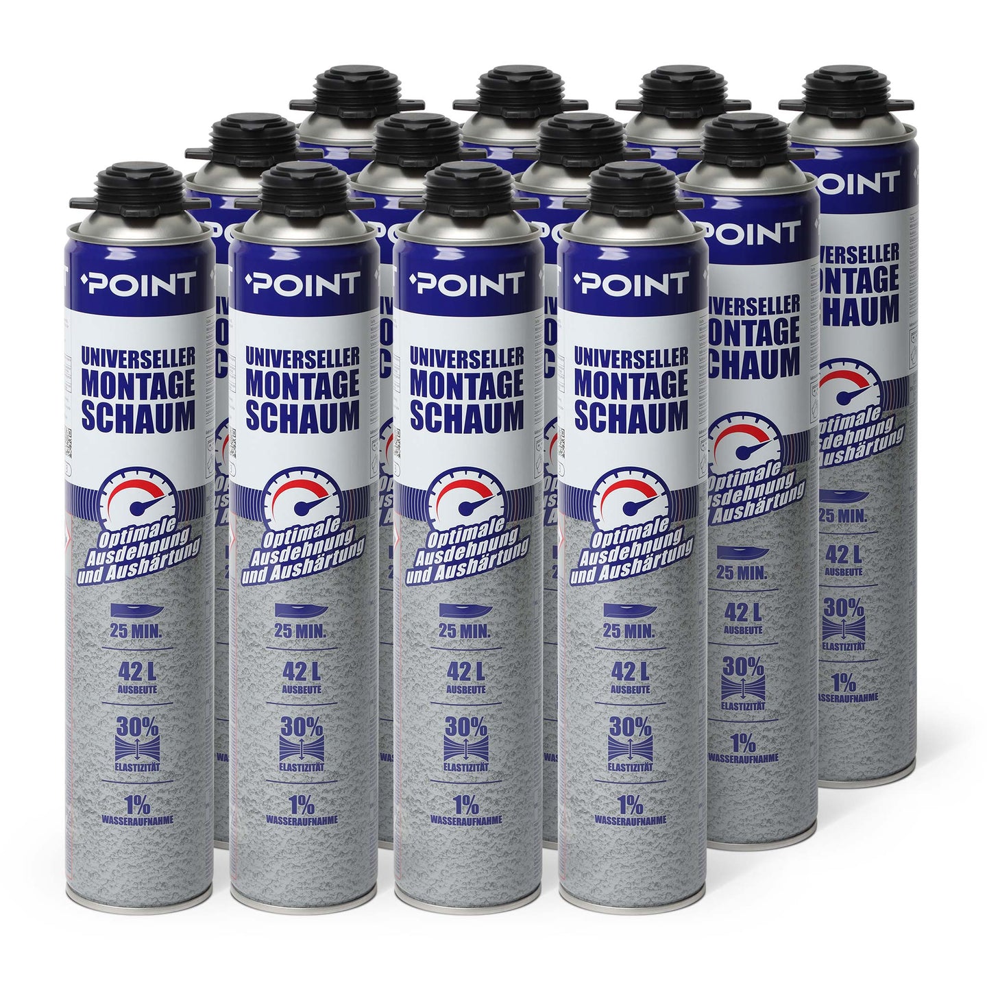 12 Schachtel POINT Universeller Montageschaum
