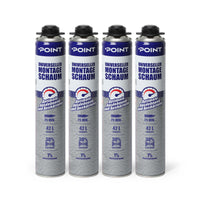 4 Stück POINT Universeller Montageschaum