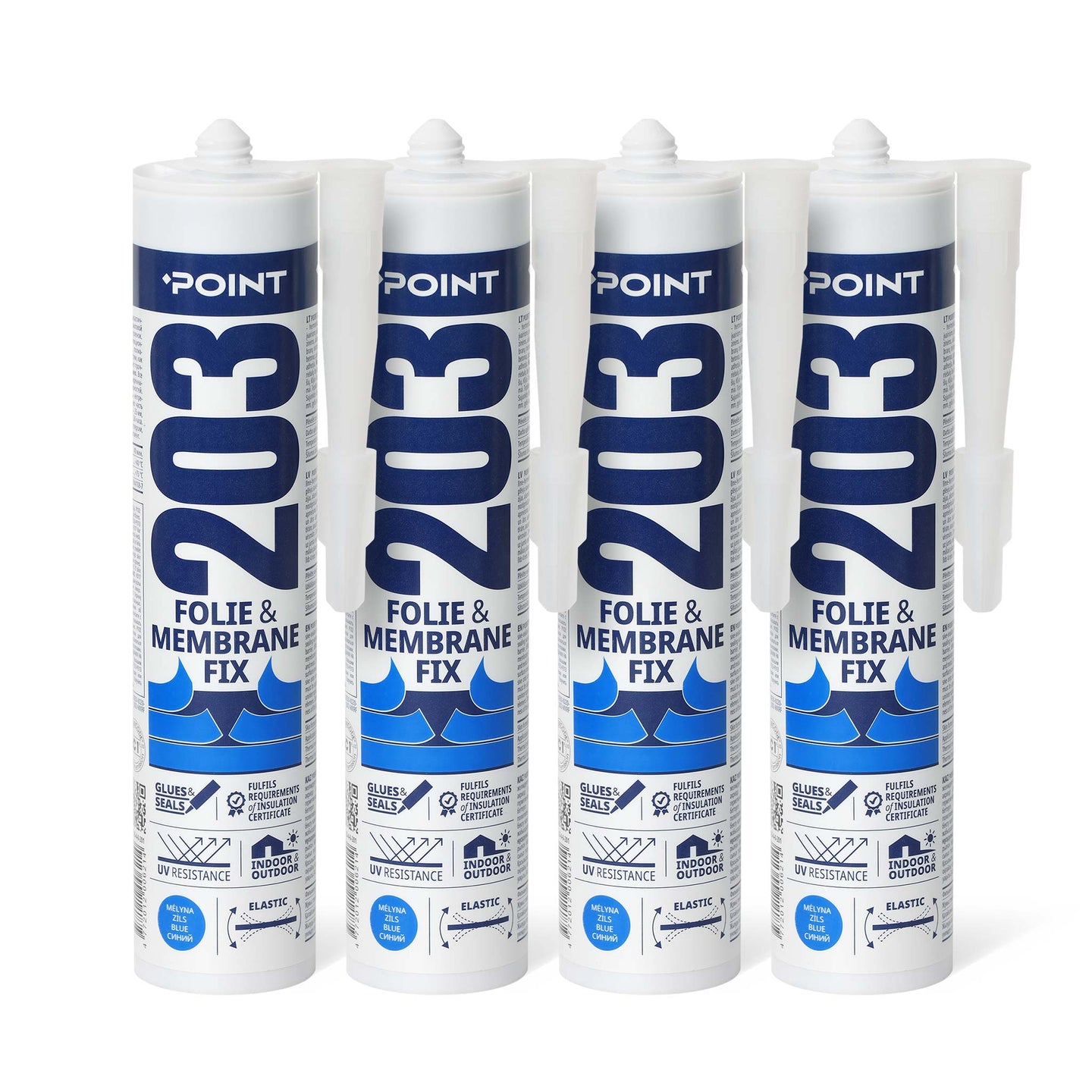 4 Stück POINT 203 FOLIE & MEMBRANE FIX