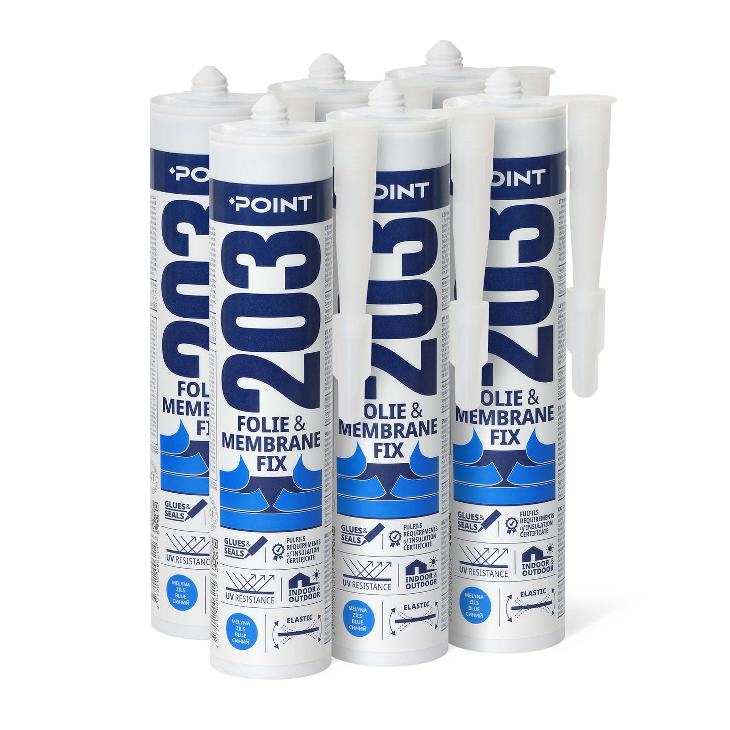 6 Stück POINT 203 FOLIE & MEMBRANE FIX