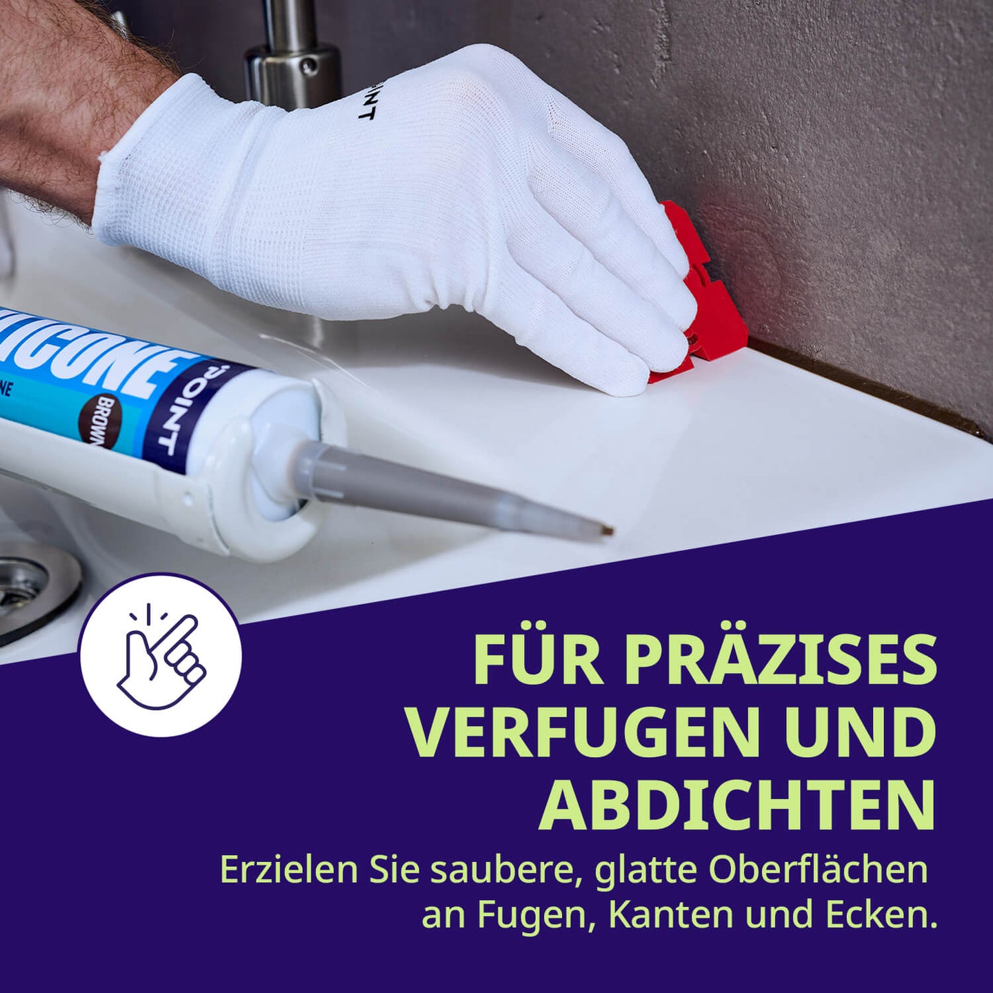 Für präzises Verfugen und Abdichten