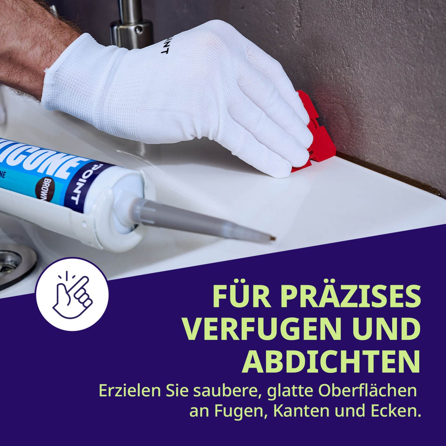 Für präzises Verfugen und Abdichten