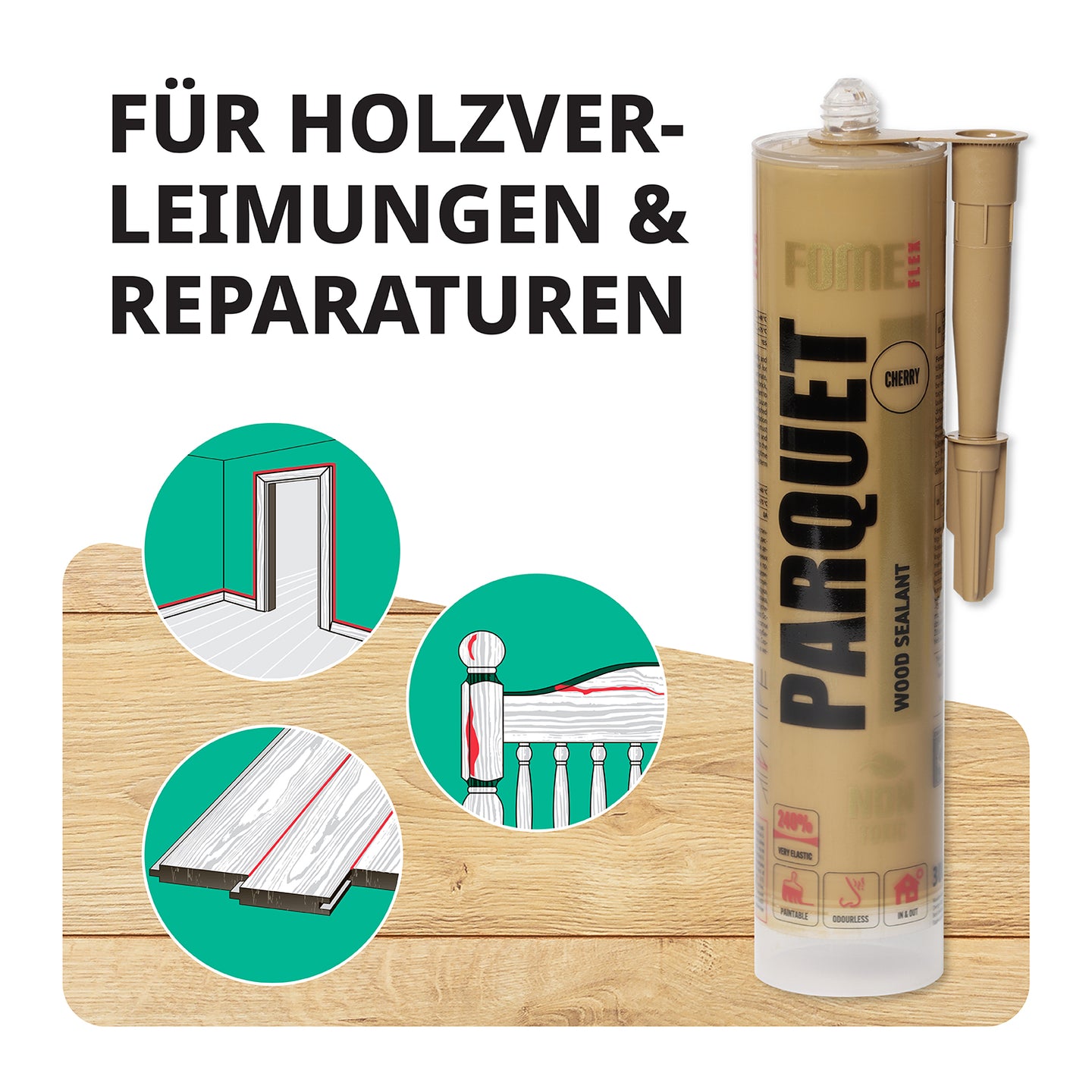 FÜR HOLZVER- LEIMUNGEN & REPARATUREN