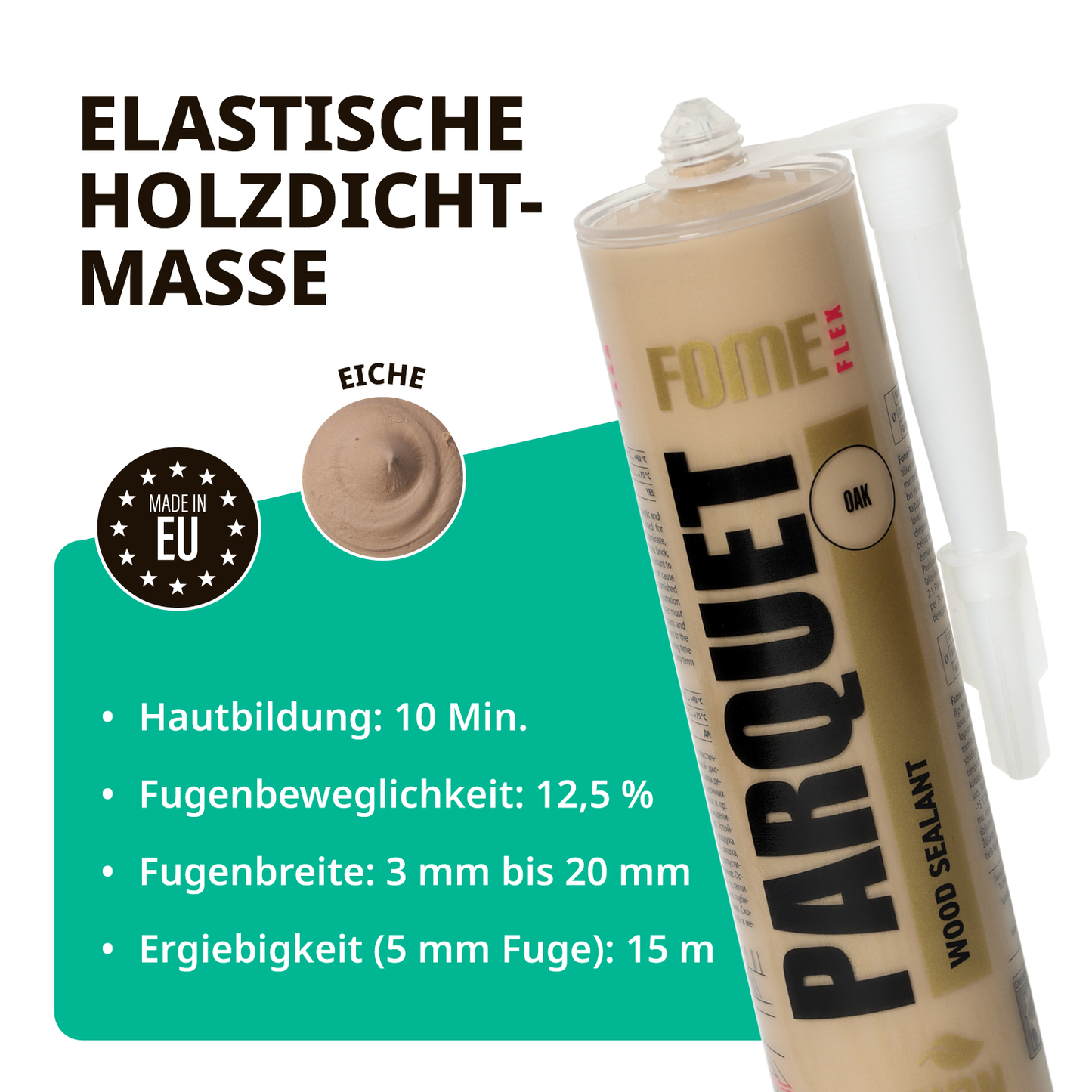 ELASTISCHE HOLZDICHT-MASSE EICHE