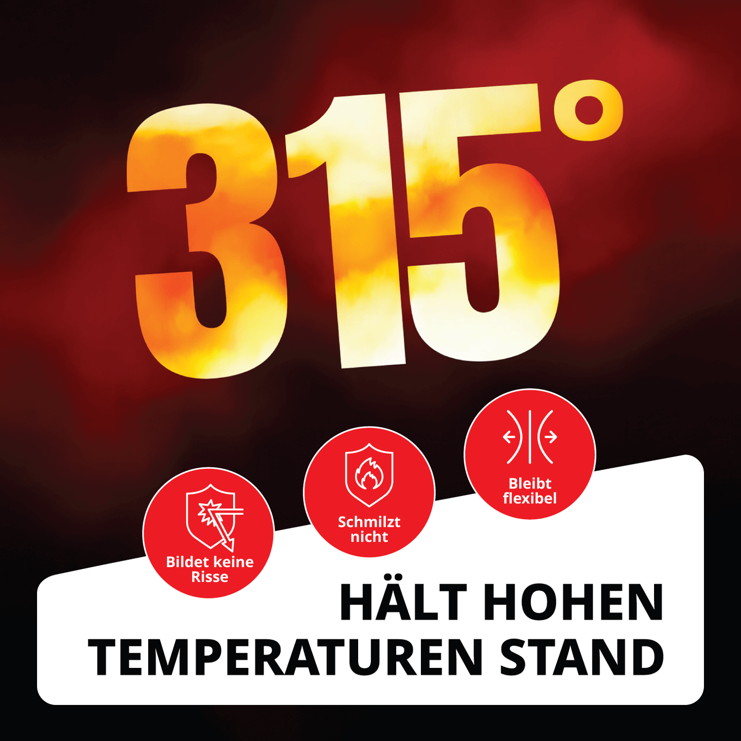 Fome Flex Thermo Hält hohen Temperaturen stand