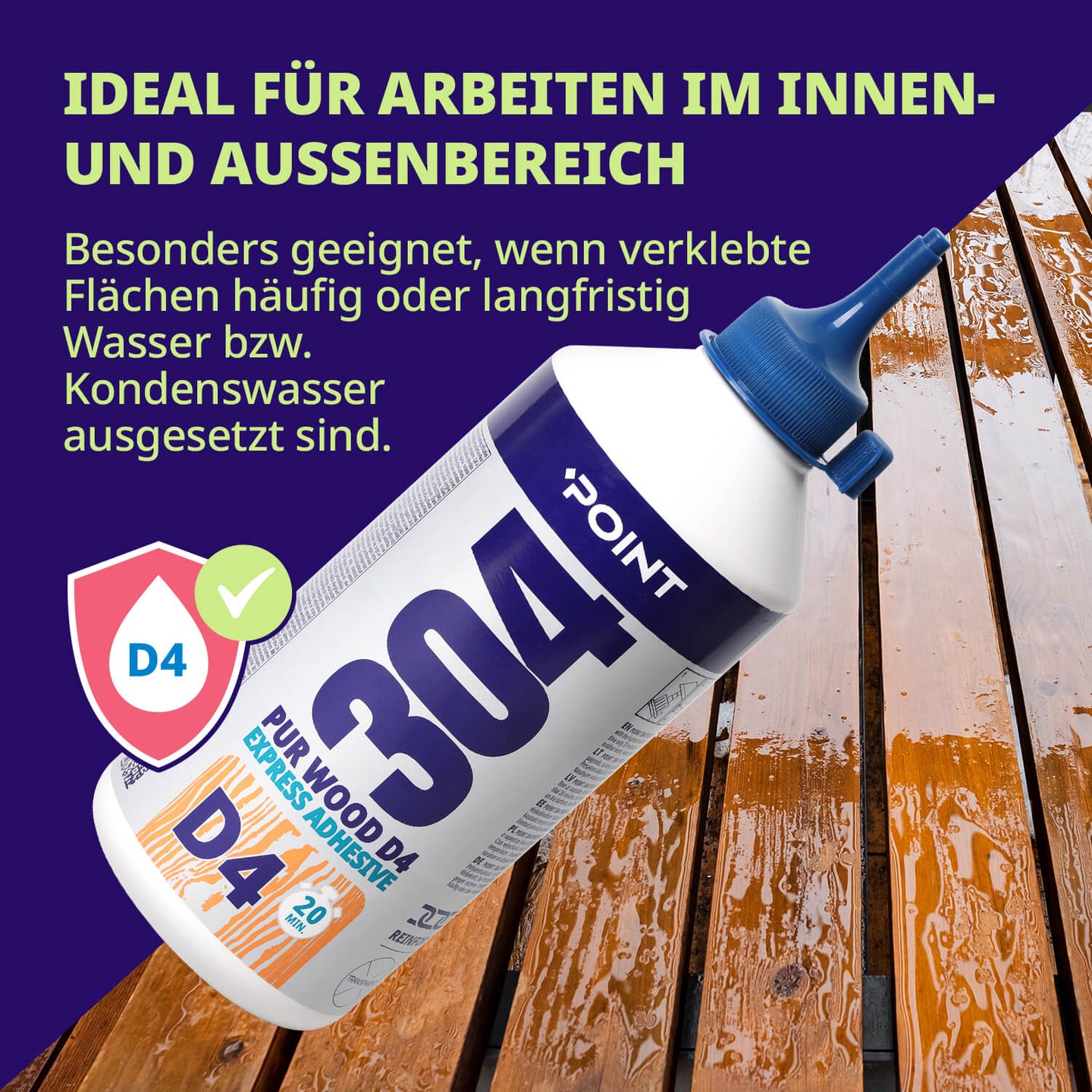 Point 304 Ideal für Arbeiten im Innen- und Außenbereich