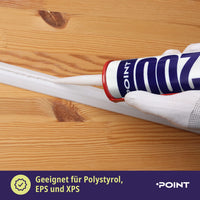 Geeignet für Polystyrol, EPS und XPS