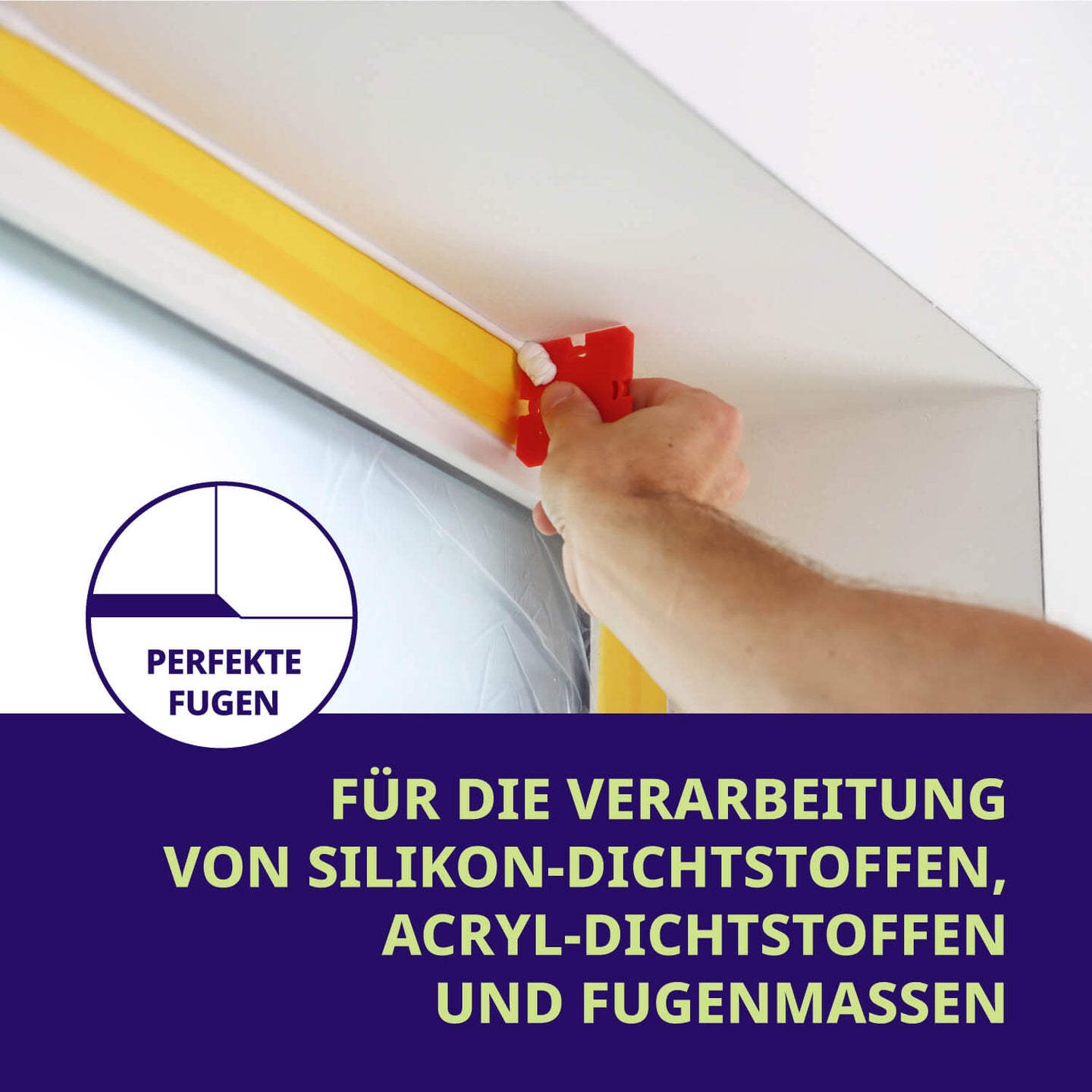 FÜR DIE VERARBEITUNG VON SILIKON-DICHTSTOFFEN, ACRYL-DICHTSTOFFEN UND FUGENMASSEN