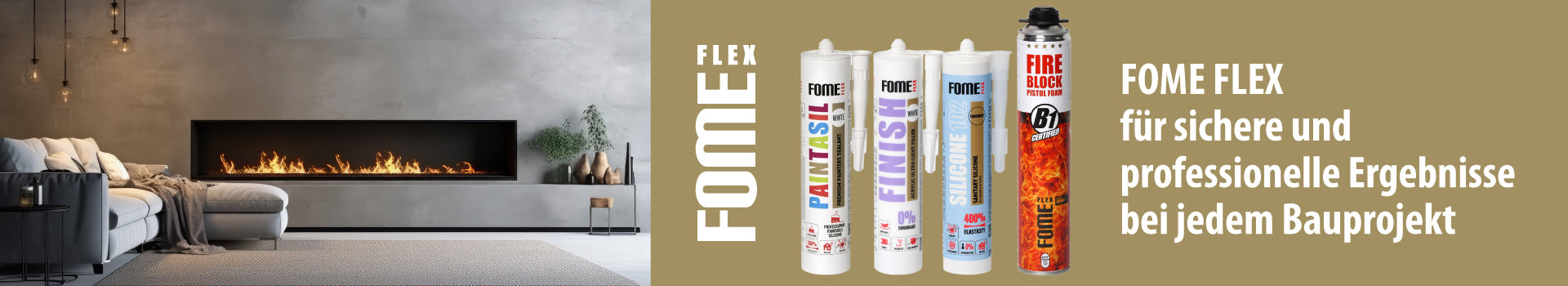 FOME FLEX für sichere und professionele Ergebnisse bei jedem Bauprojekt