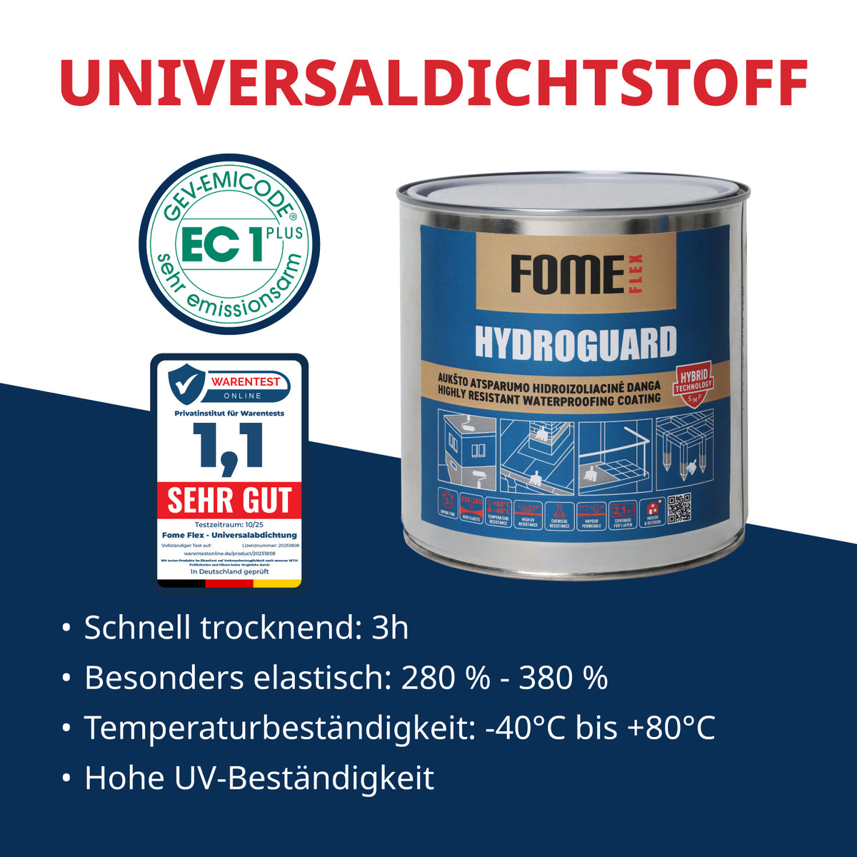 Hydro Guard Universaldichtstoff 7 kg