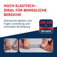 Hoch elastisch – ideal für bewegliche Bereiche