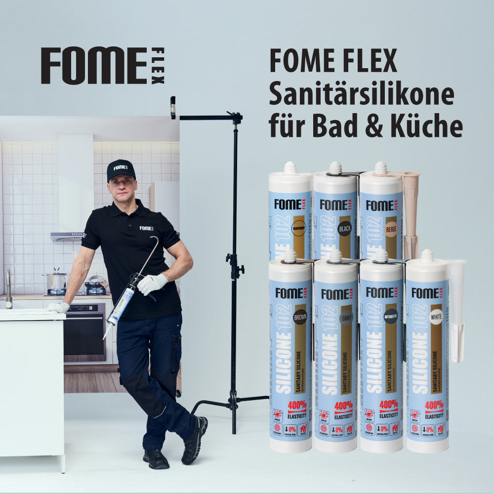 FOME FLEX Sanitärsilikone für Bad & Küche