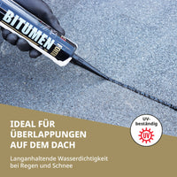 FOME FLEX Bitumen-Dichtstoff, Schwarz, 300ml